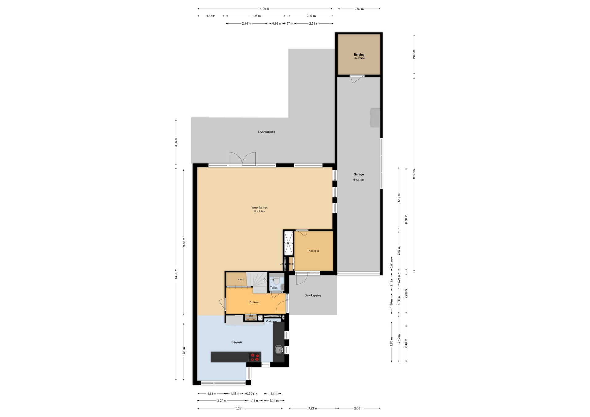 Albatroslaan 273 - 8241 CS - lelystad-plattegrond-1