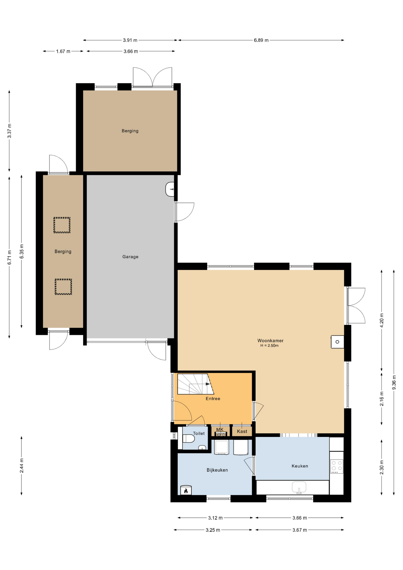 Diemenstraat 3 - 8244 EN - lelystad-plattegrond-1
