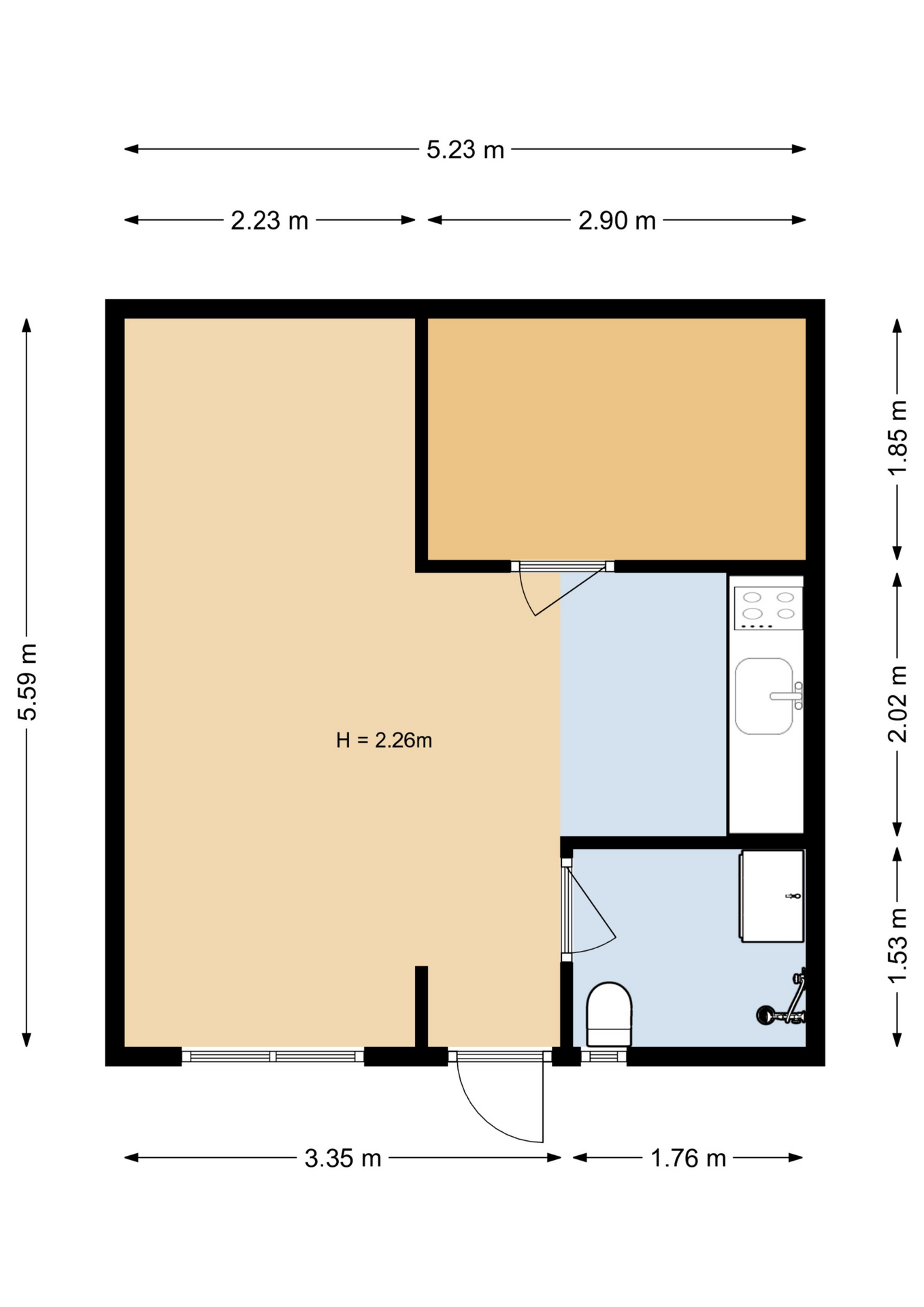 Moezelstraat 19 - 8226 LB - lelystad-plattegrond-4