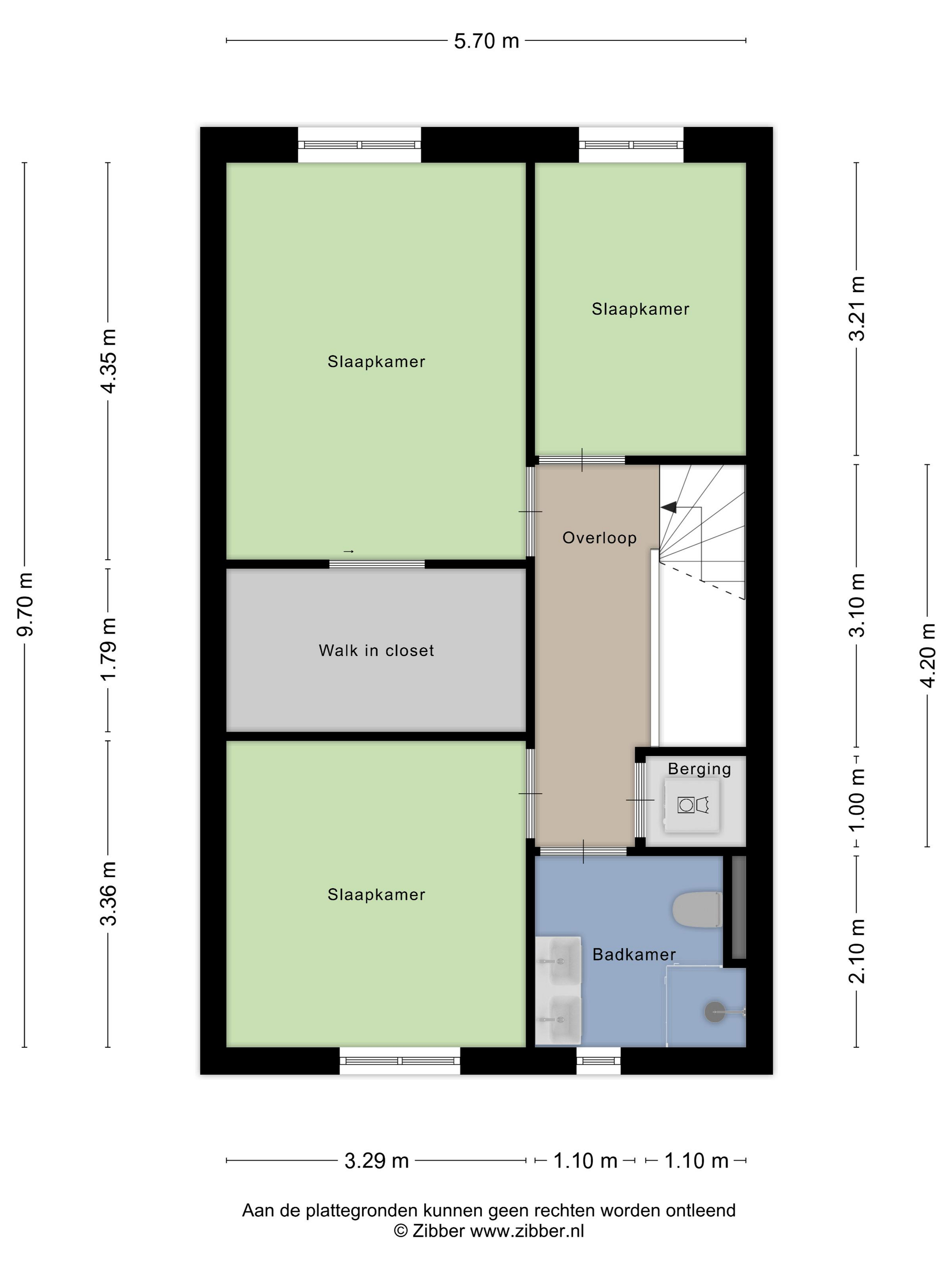 Wolfspootstraat 9 - 8245 JS - lelystad-plattegrond-2