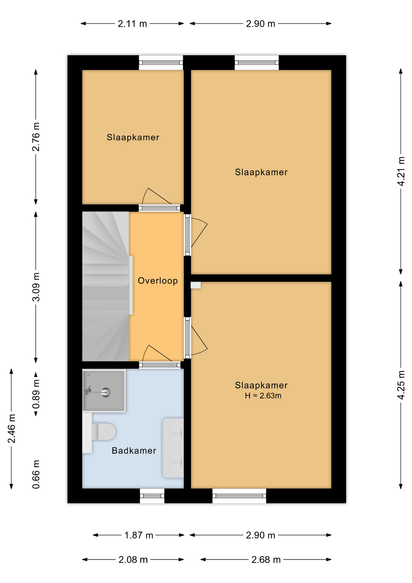Ranonkellaan 343 - 8245 HE - lelystad-plattegrond-2