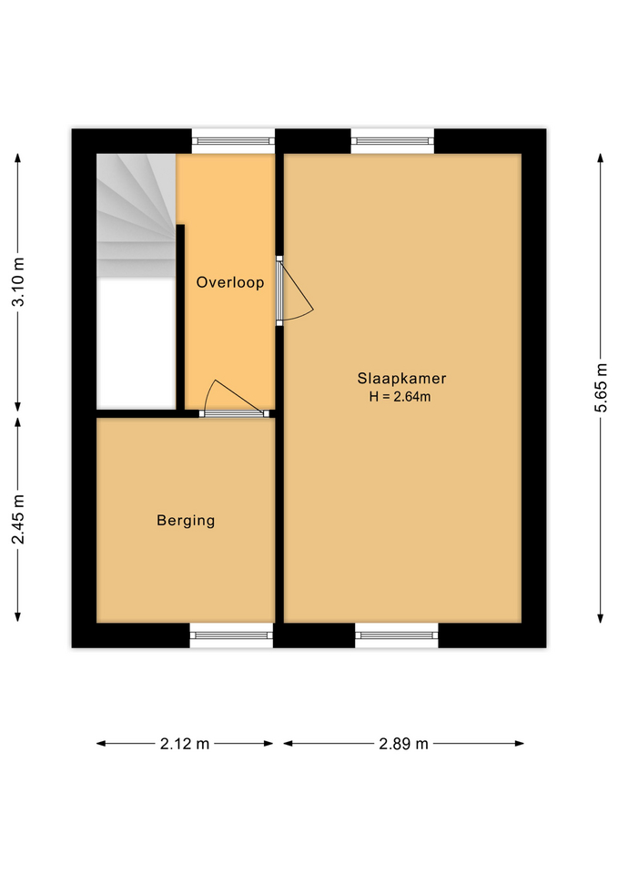 Ranonkellaan 343 - 8245 HE - lelystad-plattegrond-3