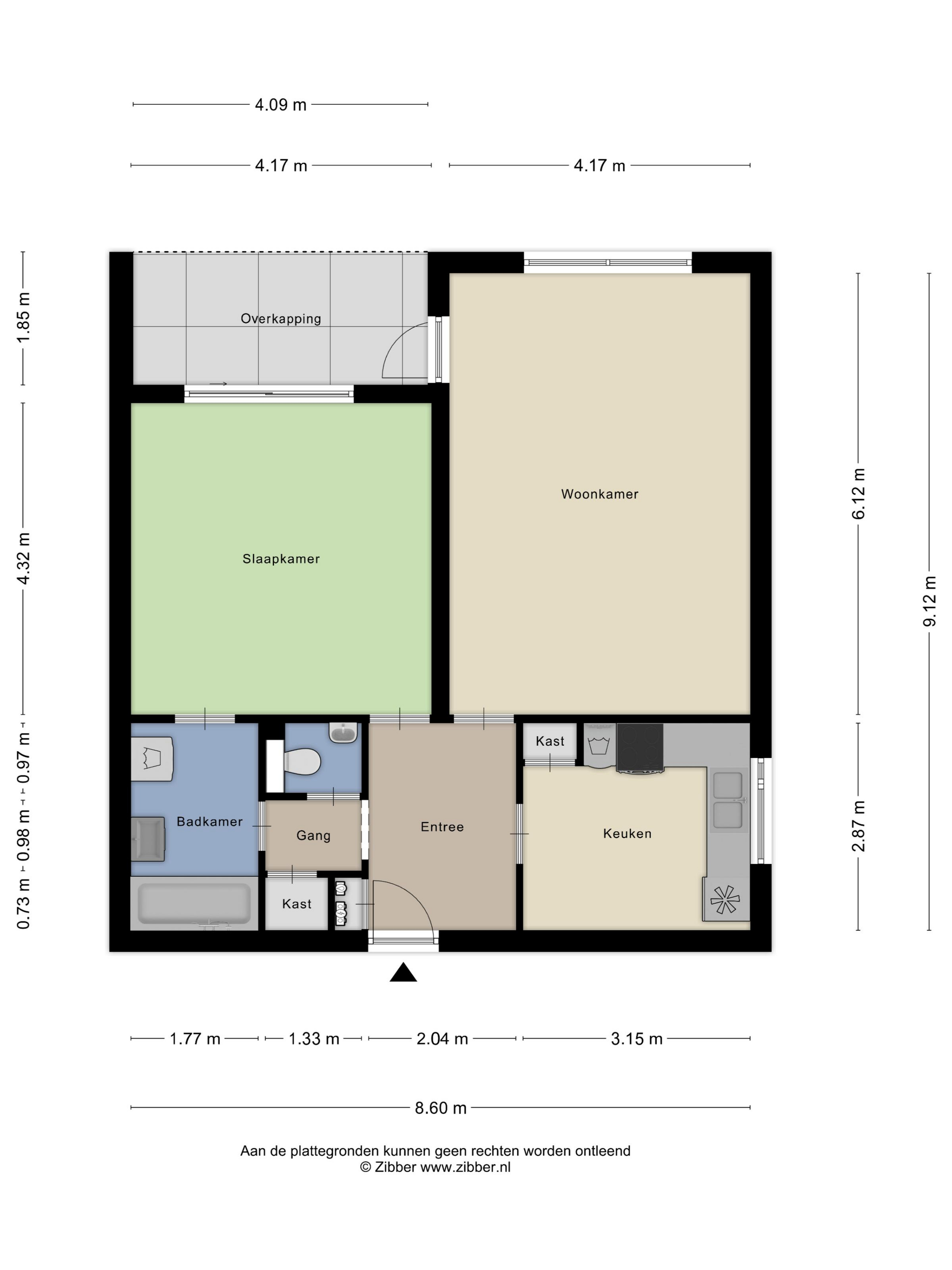 Archipel 17 56 - 8224 GL - lelystad-plattegrond-1