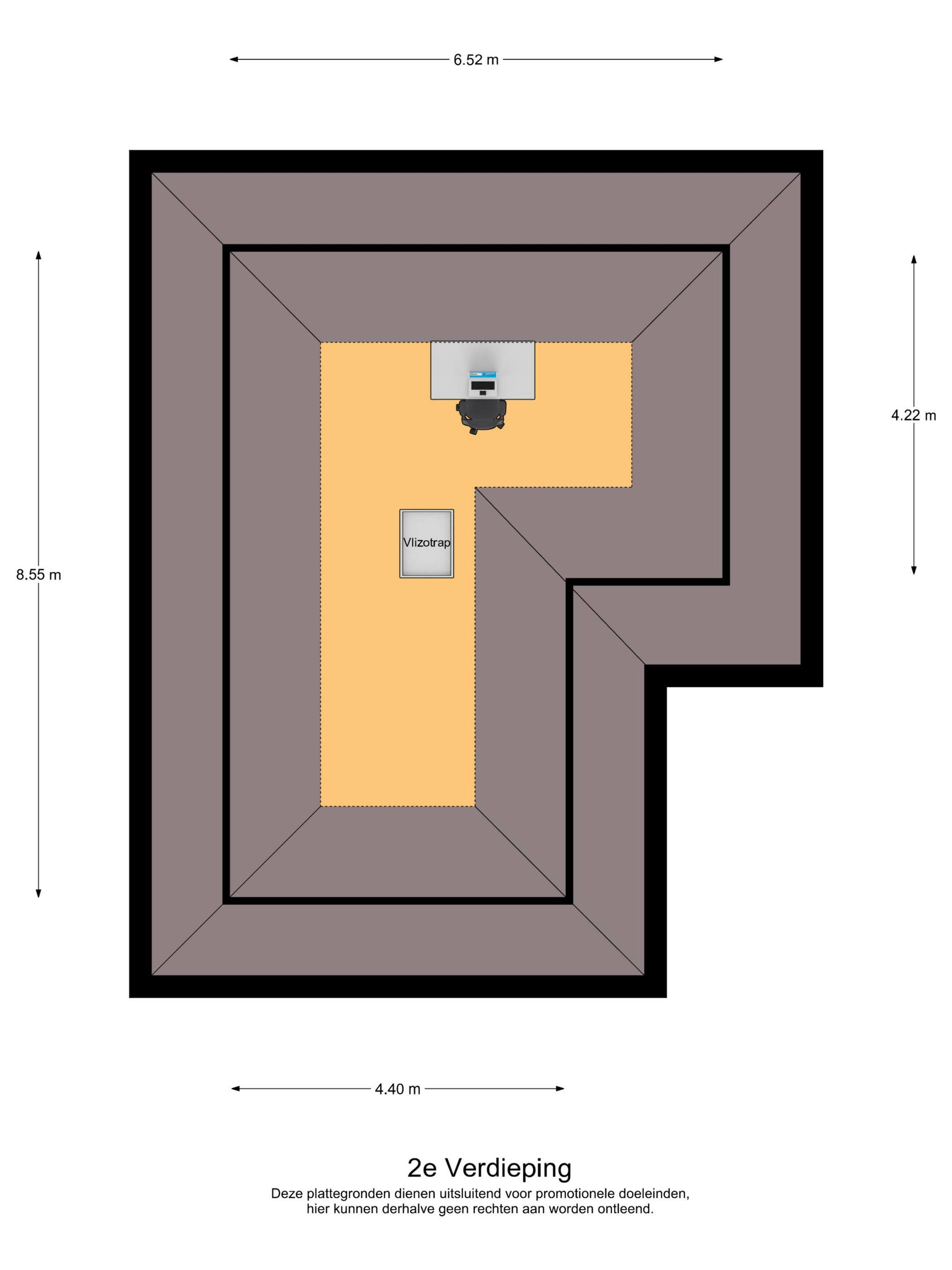 Tjalk 13 19 - 8232 LH - lelystad-plattegrond-3