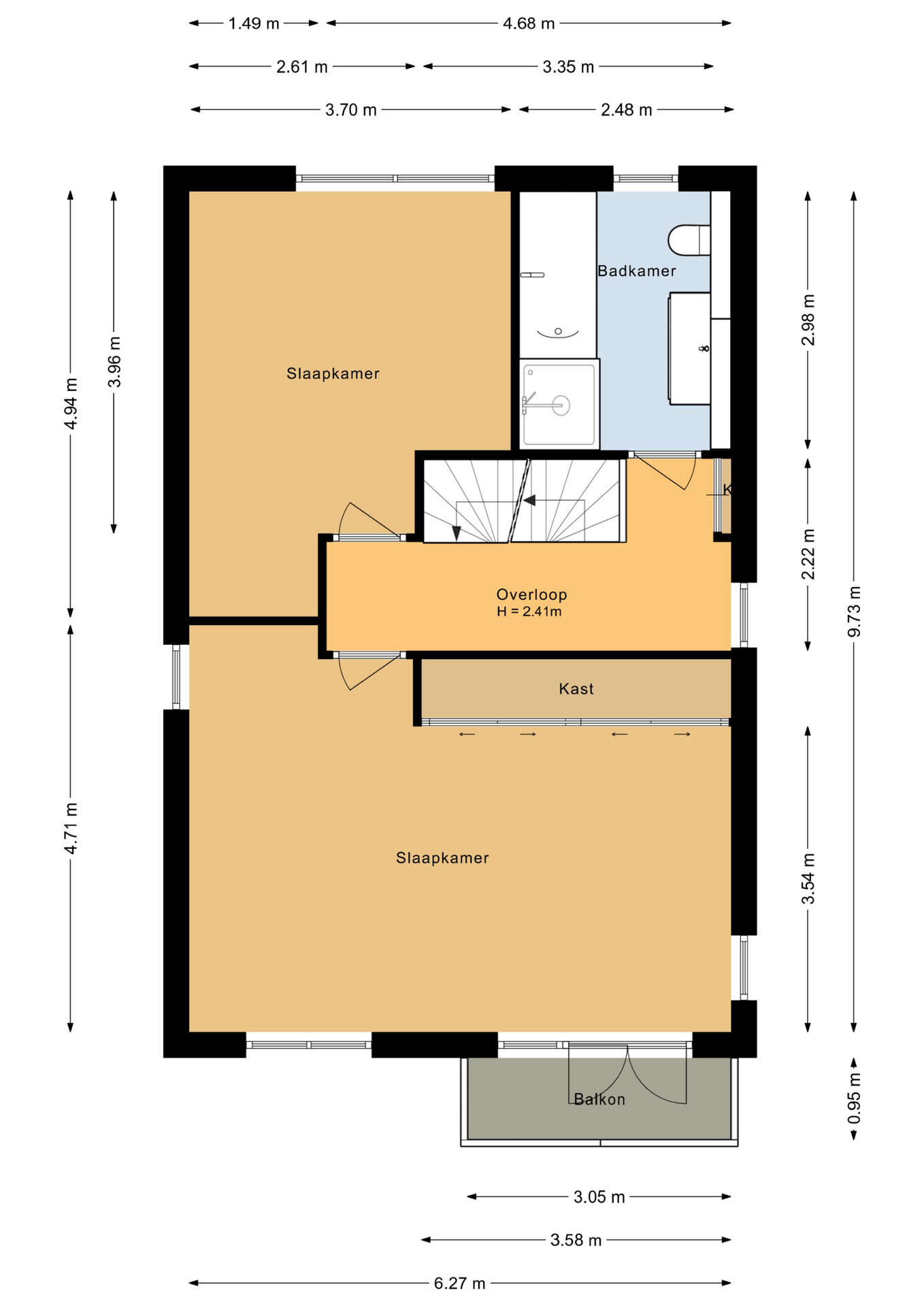 Assumburg 11 - 8226 RA - lelystad-plattegrond-2