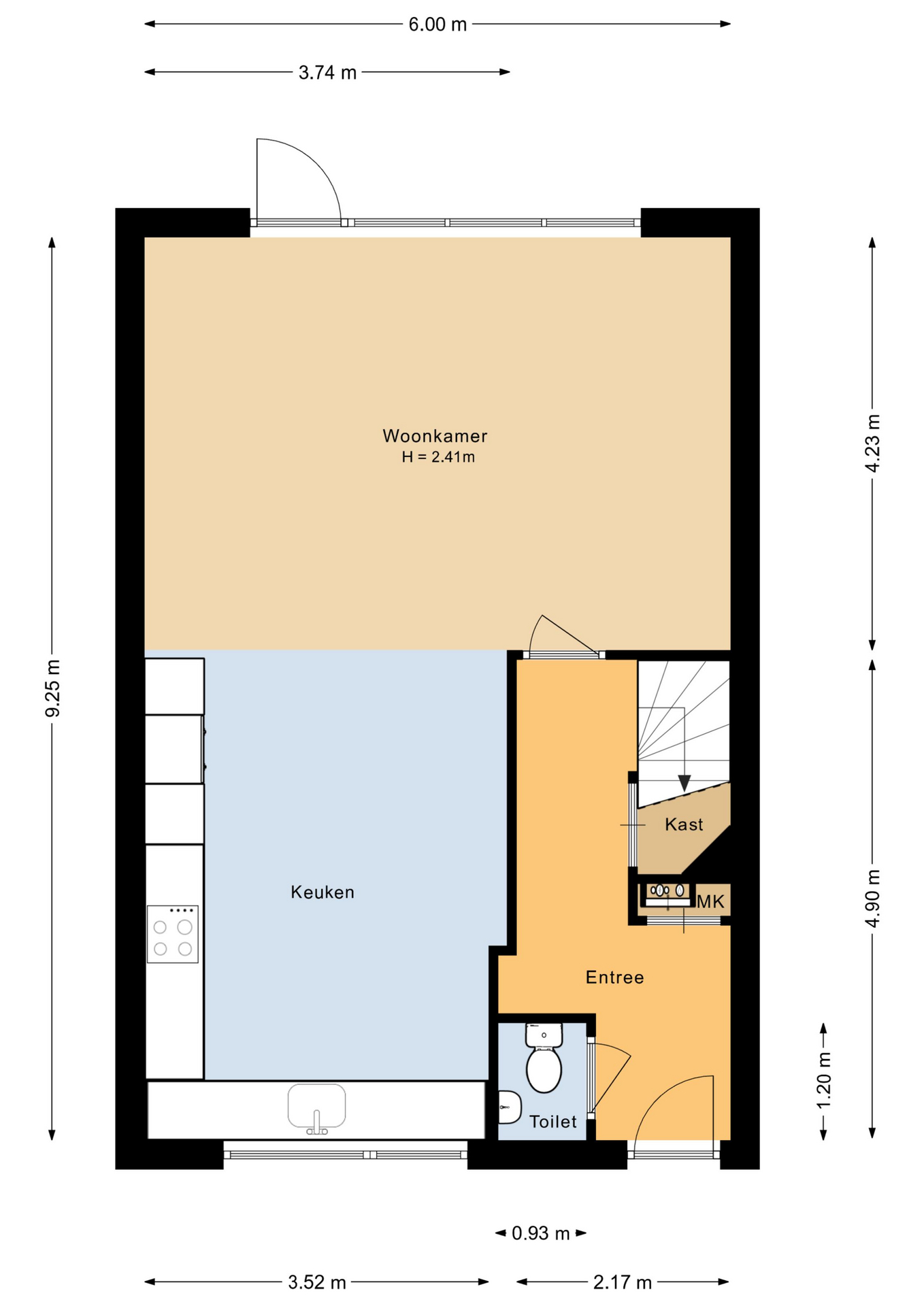 Baronie 11 - 8245 GM - lelystad-plattegrond-1
