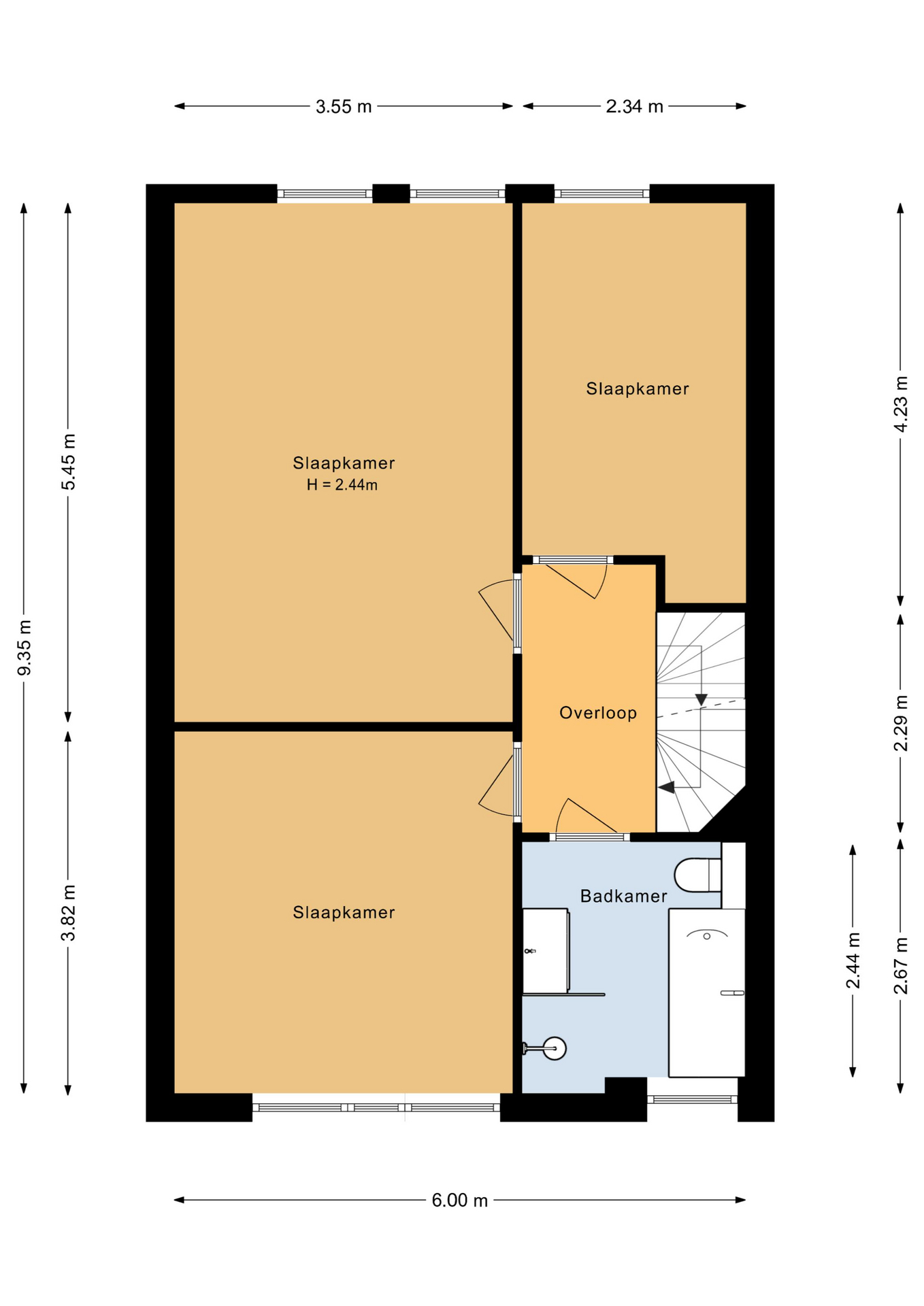 Baronie 11 - 8245 GM - lelystad-plattegrond-2