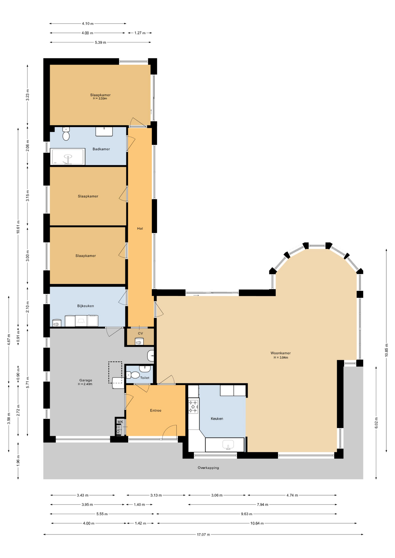 Birdielaan 126 - 8241 AT - lelystad-plattegrond-1
