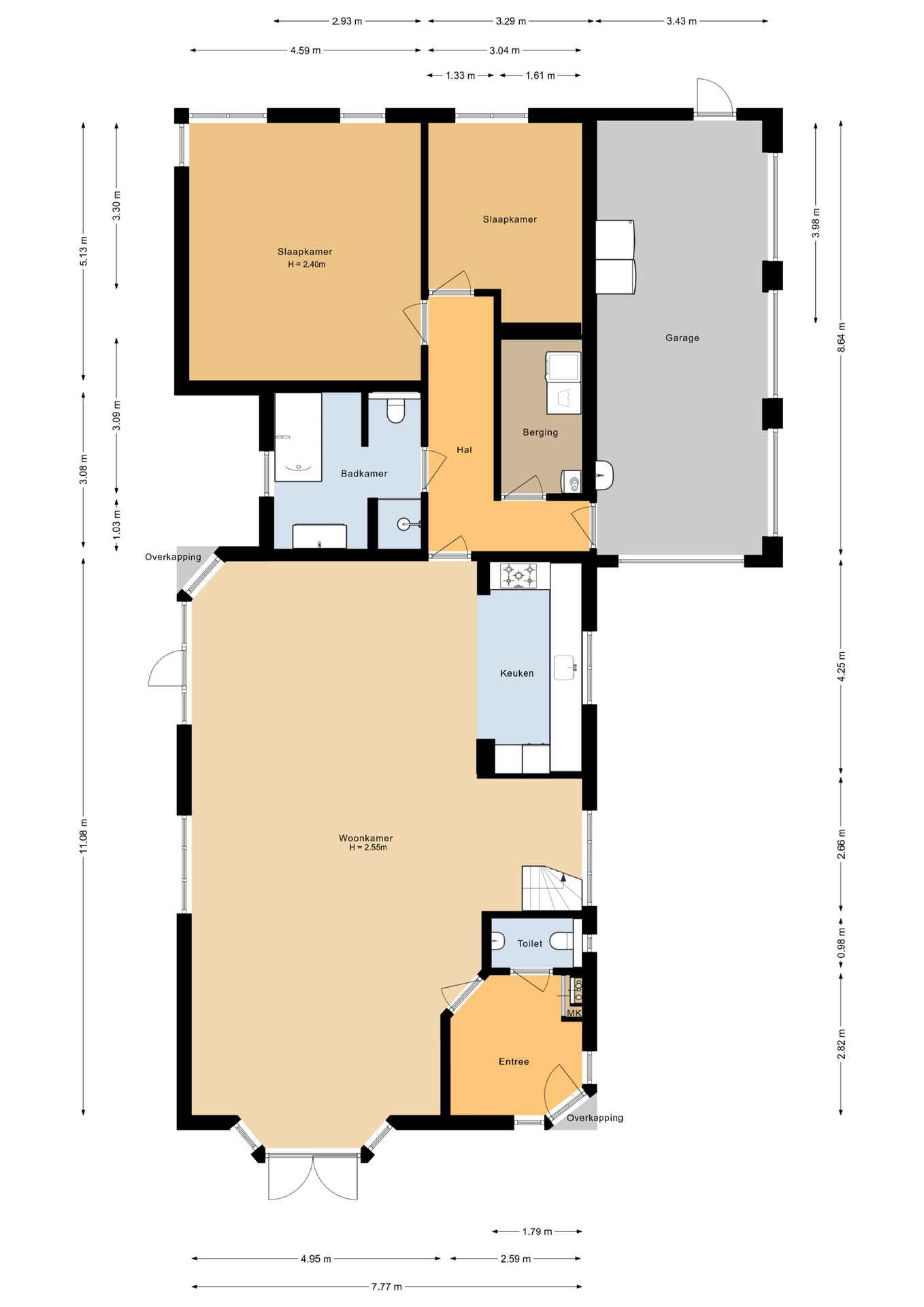 Borggraaf 33 - 8226 TG - lelystad-plattegrond-1