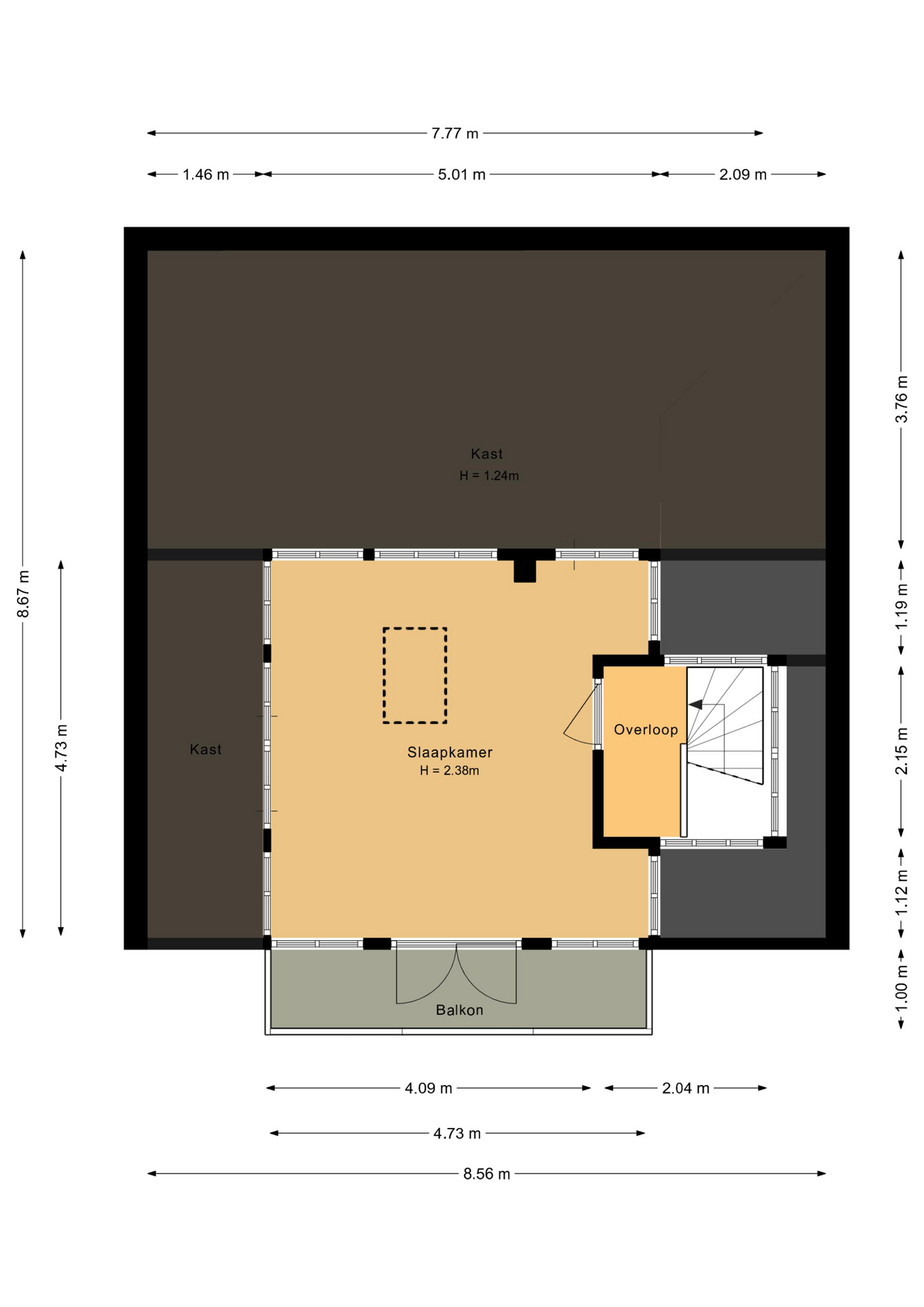 Borggraaf 33 - 8226 TG - lelystad-plattegrond-2