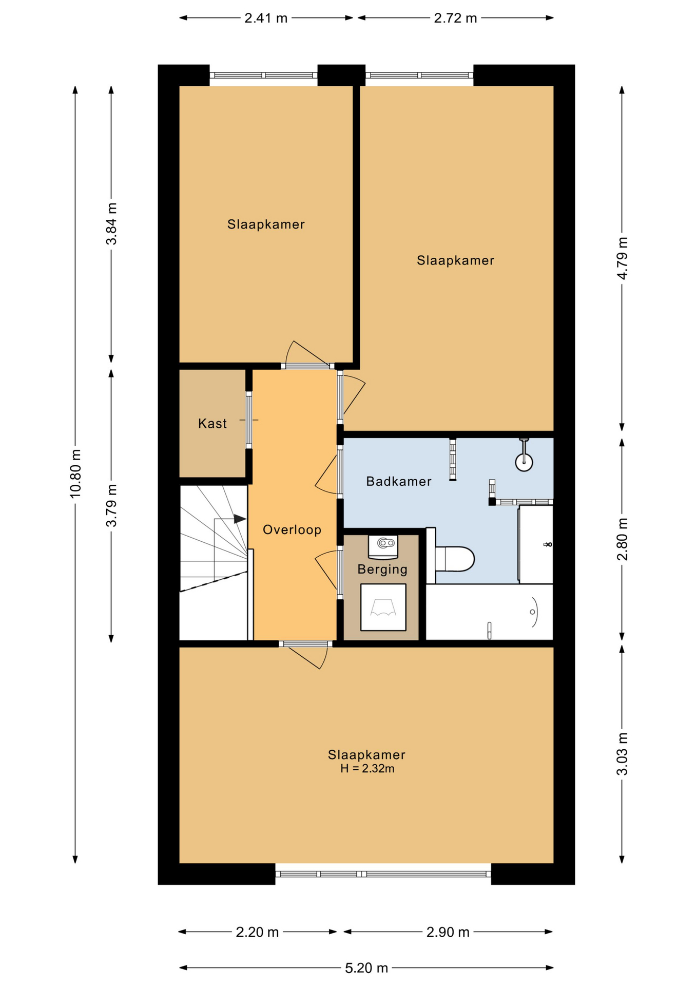 Botter 11 20 - 8232 JL - lelystad-plattegrond-2
