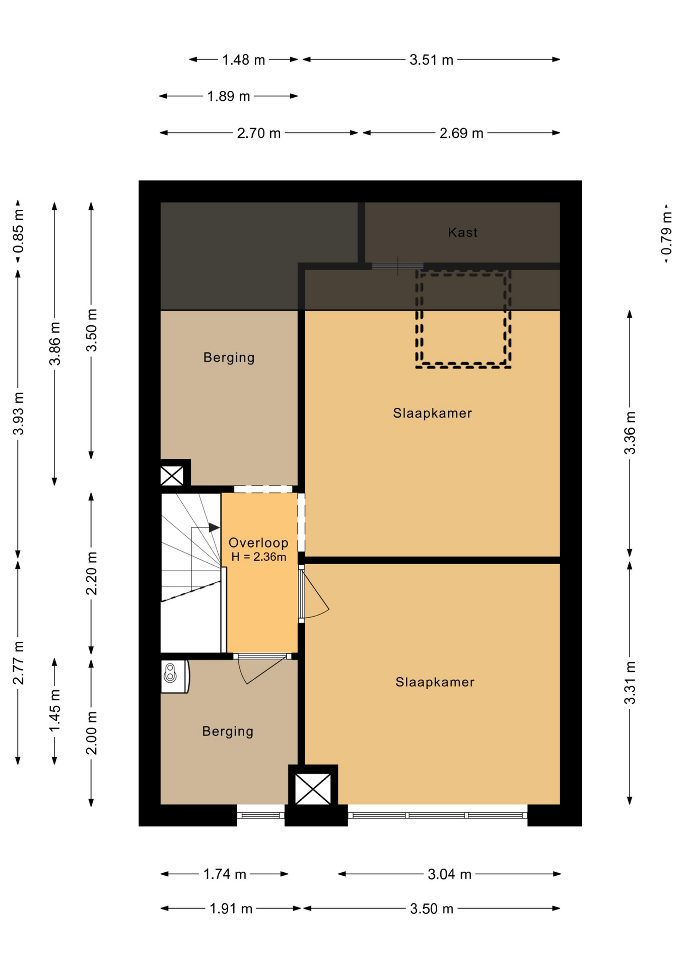 Botter 33 41 - 8243 KN - lelystad-plattegrond-3