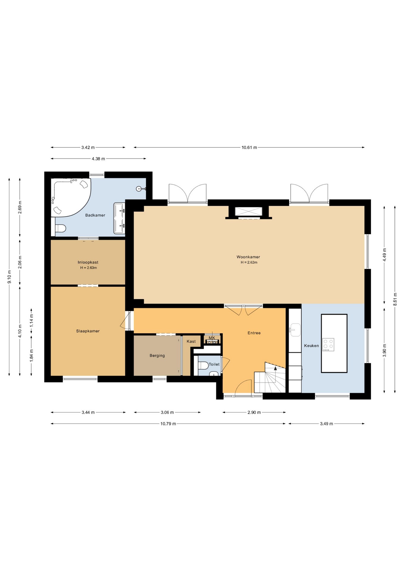 Den essenburg 11 - 8219 BH - lelystad-plattegrond-1
