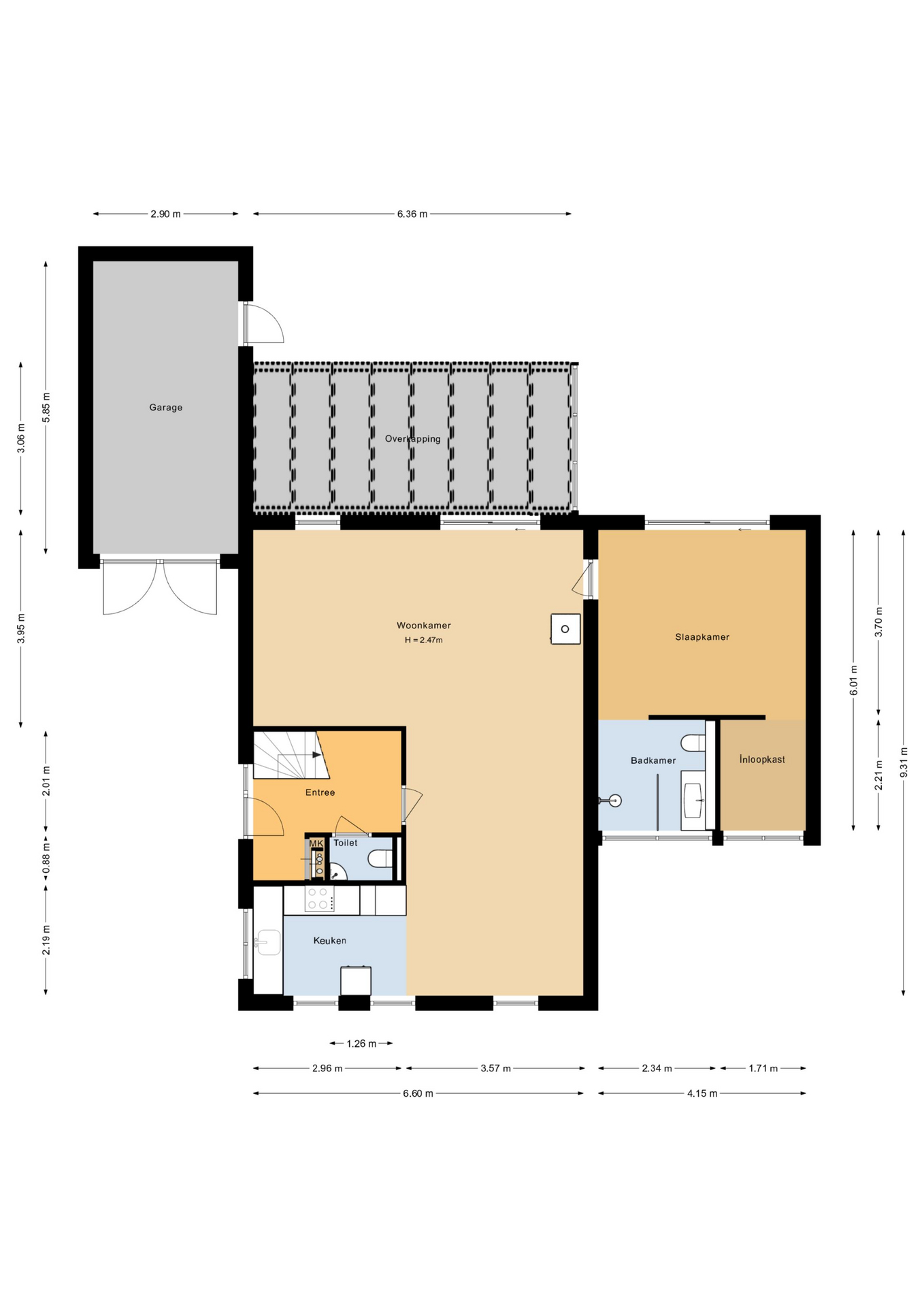 Fogelsanghstate 24 - 8226 TE - lelystad-plattegrond-1