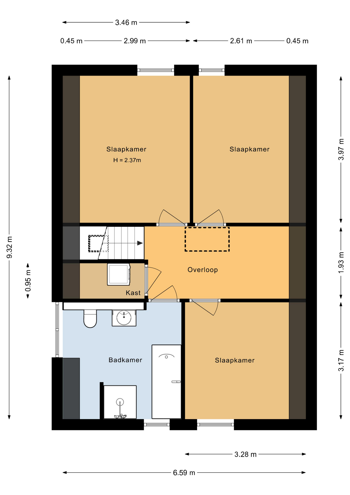 Fogelsanghstate 24 - 8226 TE - lelystad-plattegrond-2