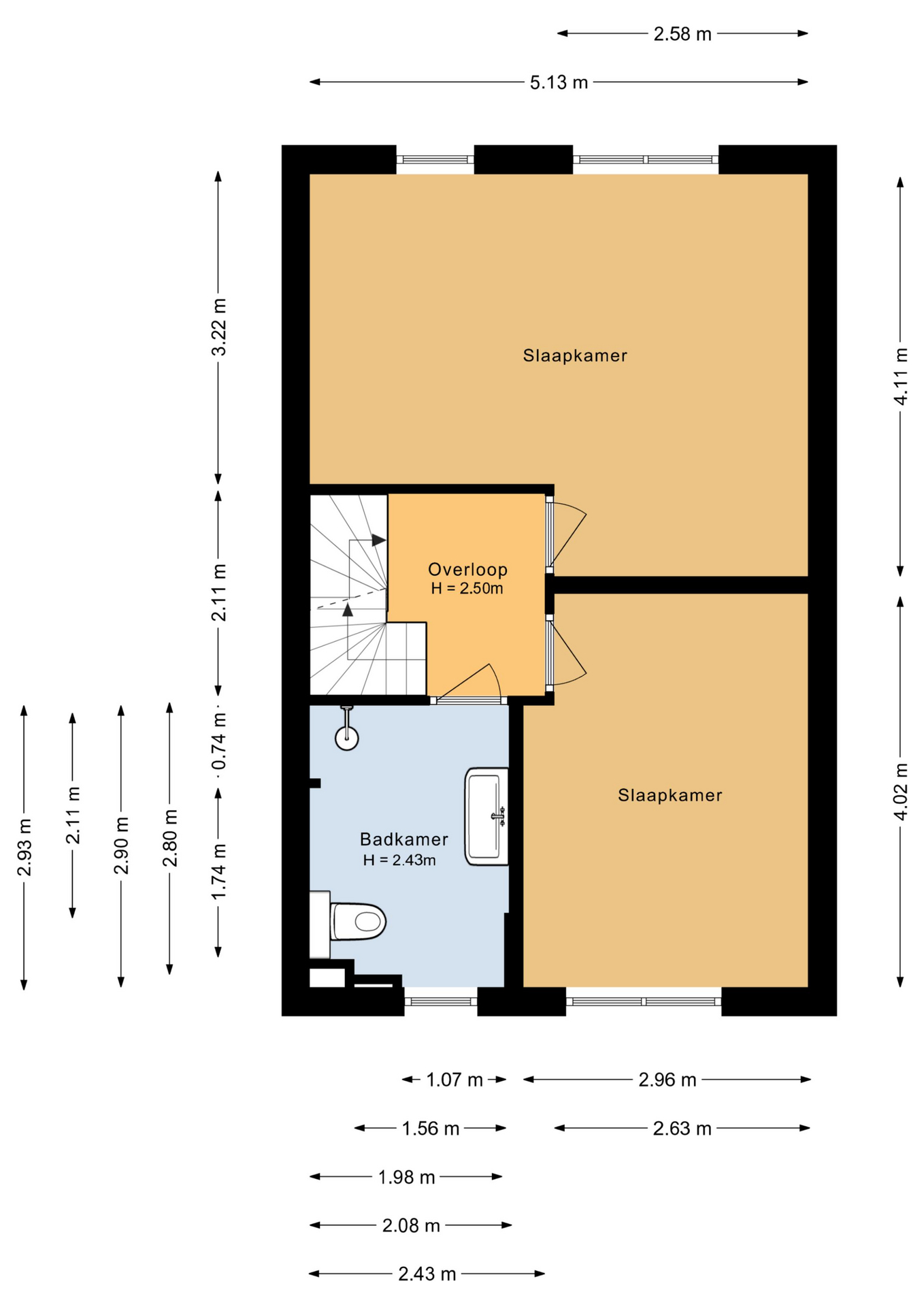 Gipskruidweg 8 - 1313 CT - almere-plattegrond-2