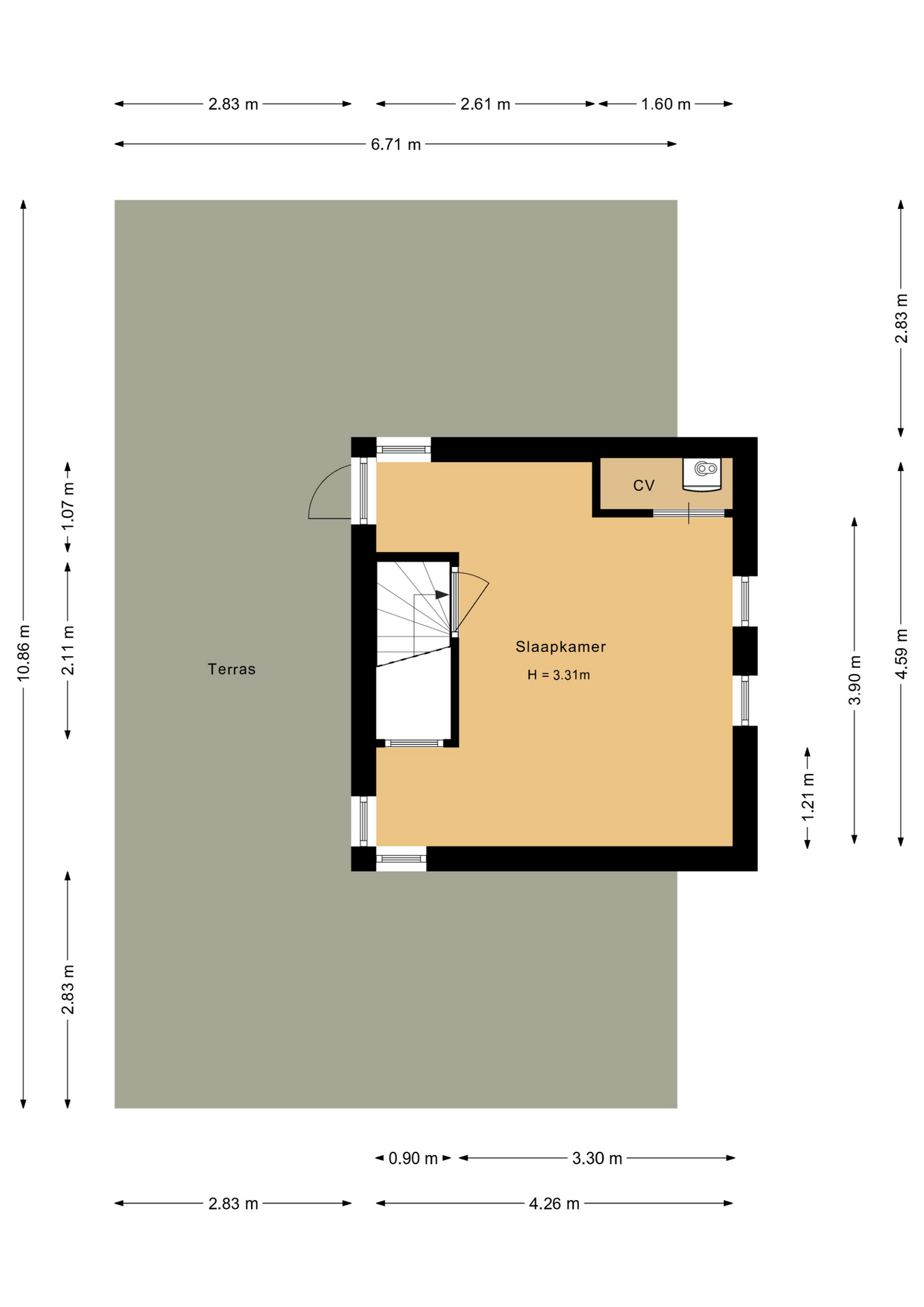 Hollandse hout 328 - 8244 GP - lelystad-plattegrond-3