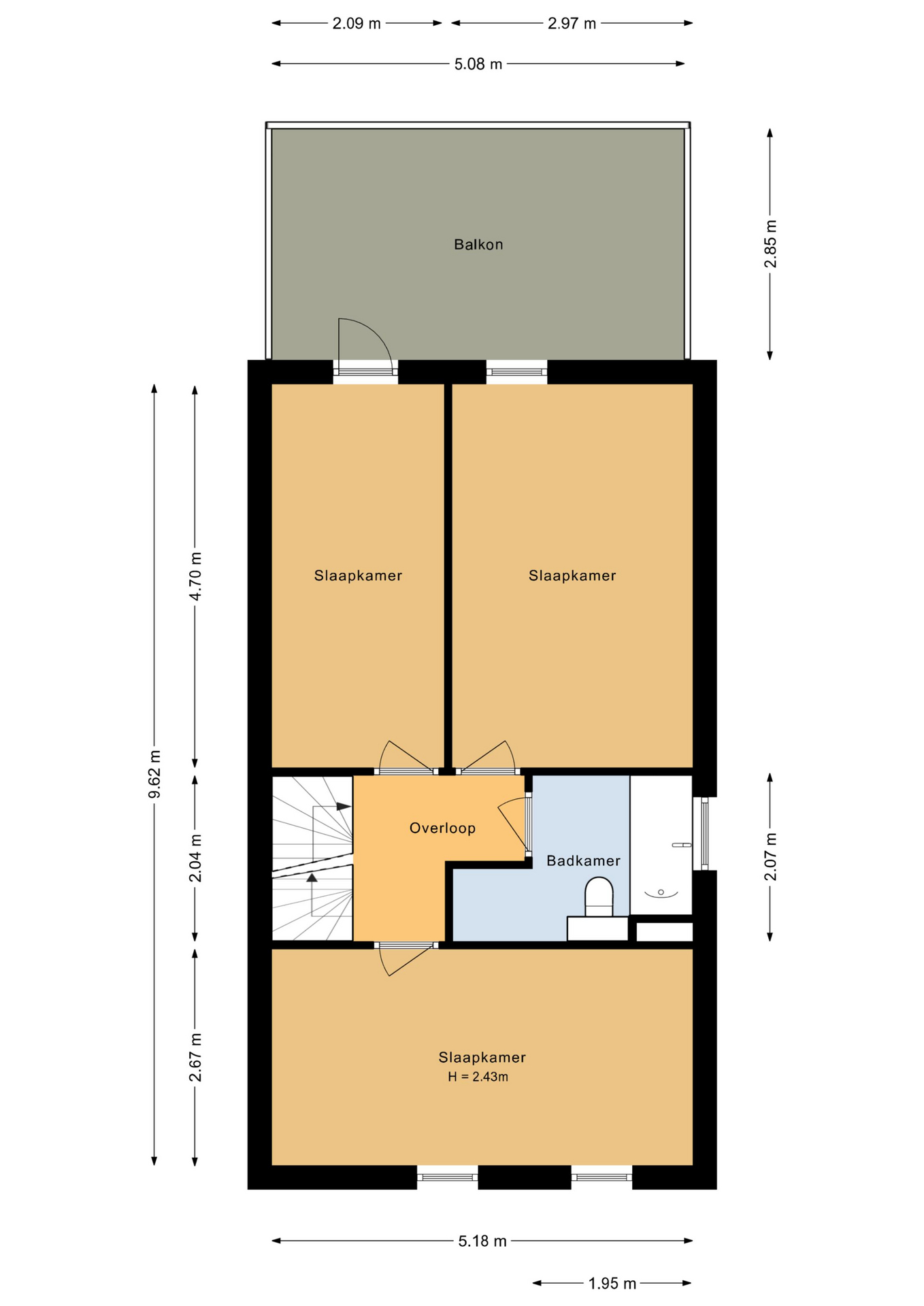 Horst 26 54 - 8225 PB - lelystad-plattegrond-2