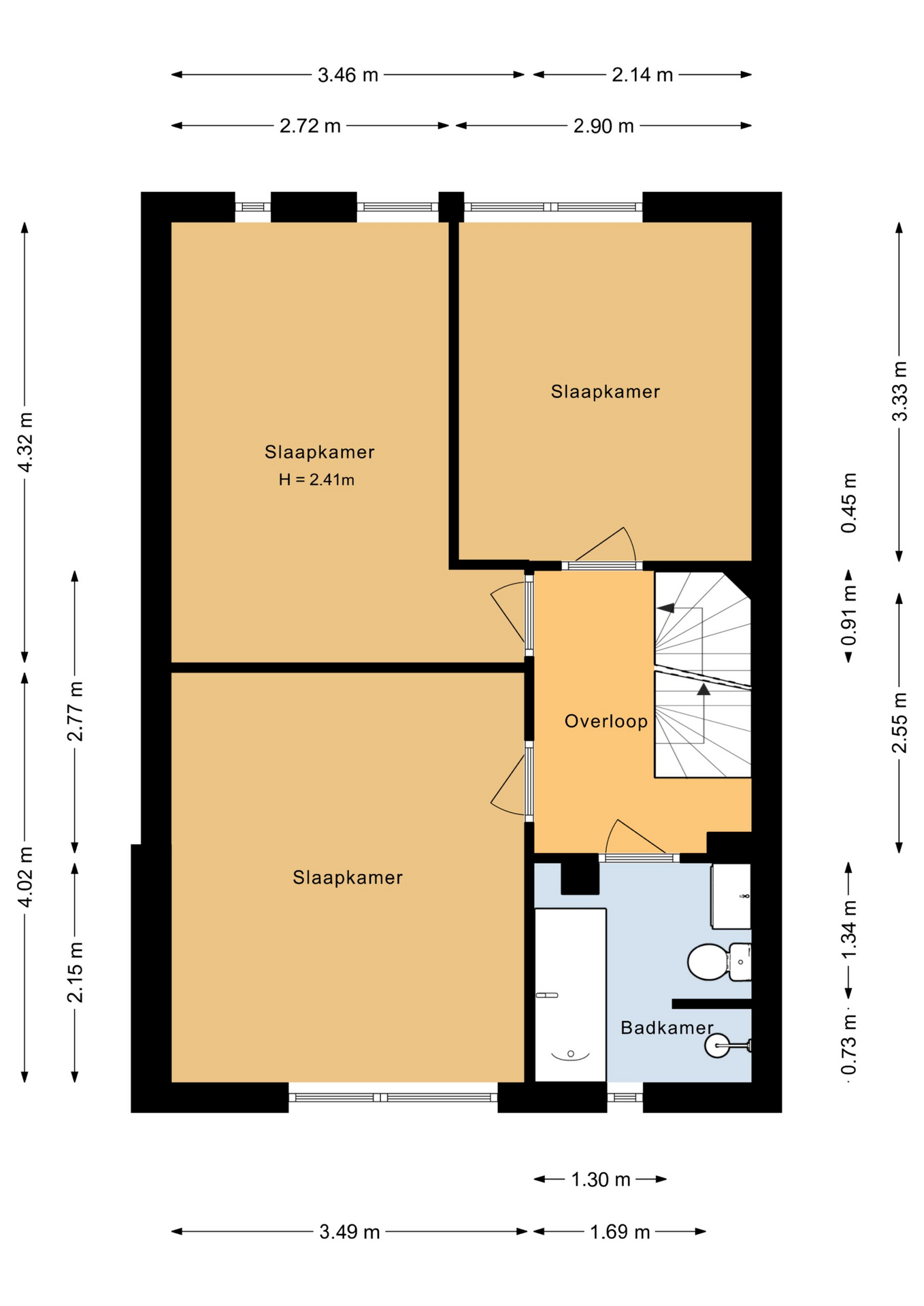Karveel 60 20 - 8242 WK - lelystad-plattegrond-2