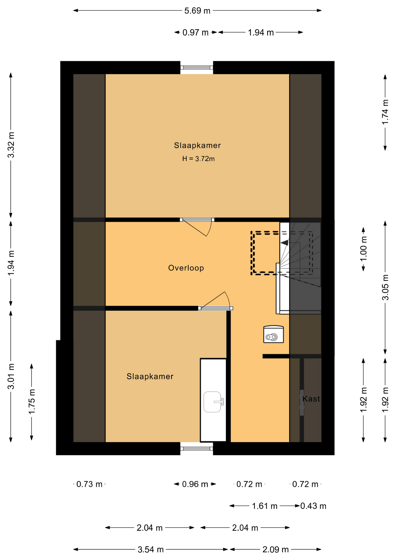 Karveel 60 20 - 8242 WK - lelystad-plattegrond-3