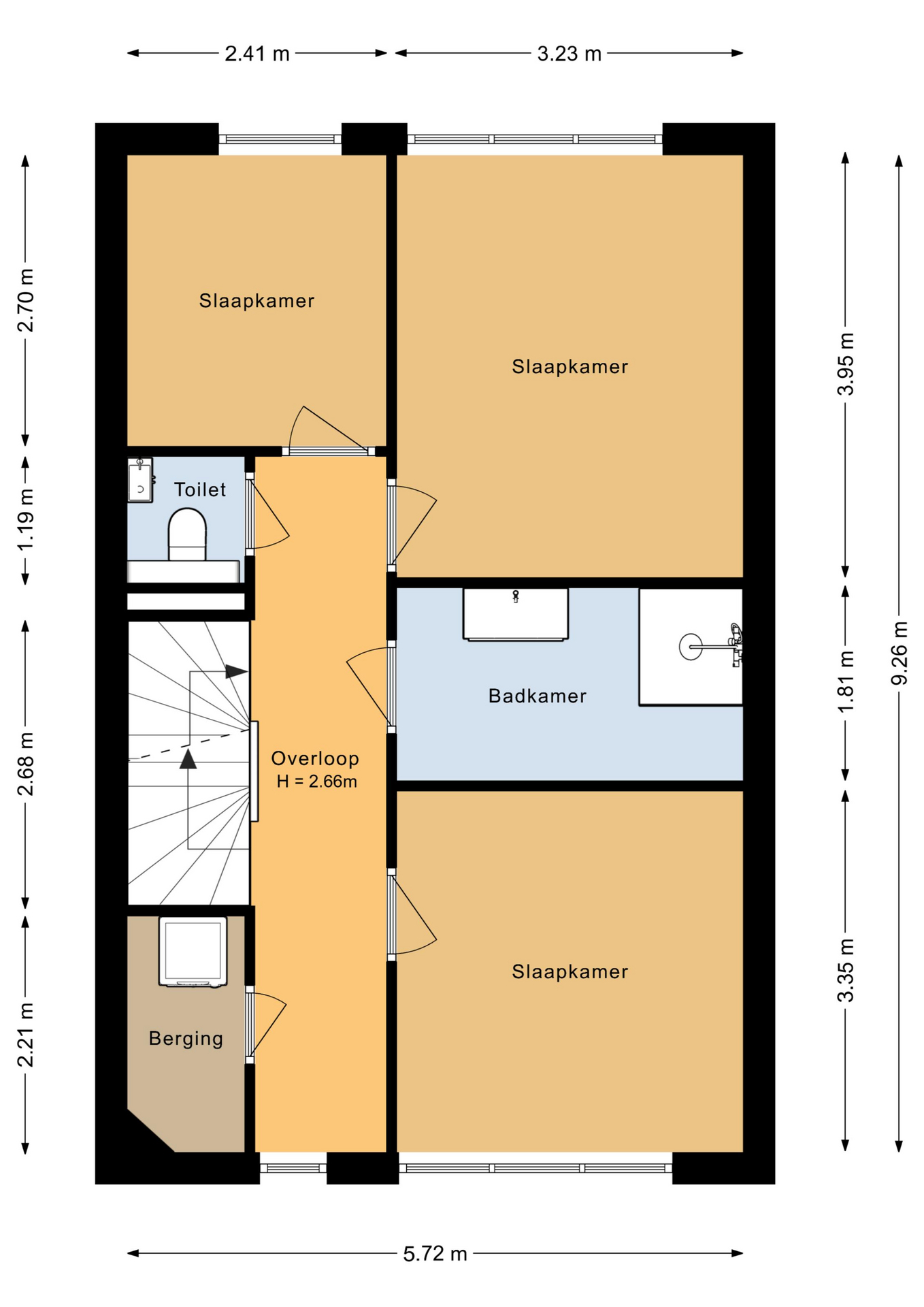 Kuifjestraat 7 - 1336 MH - almere-plattegrond-2