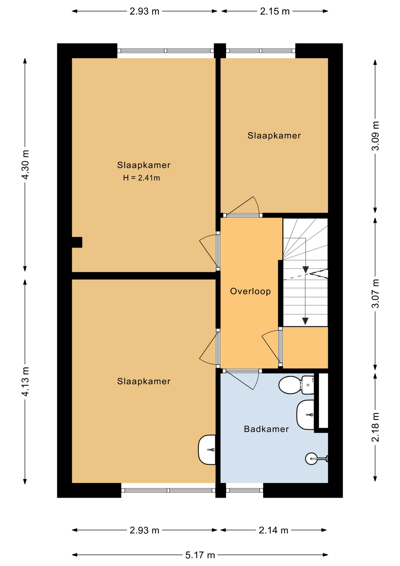 Punter 24 21 - 8242 DX - lelystad-plattegrond-2