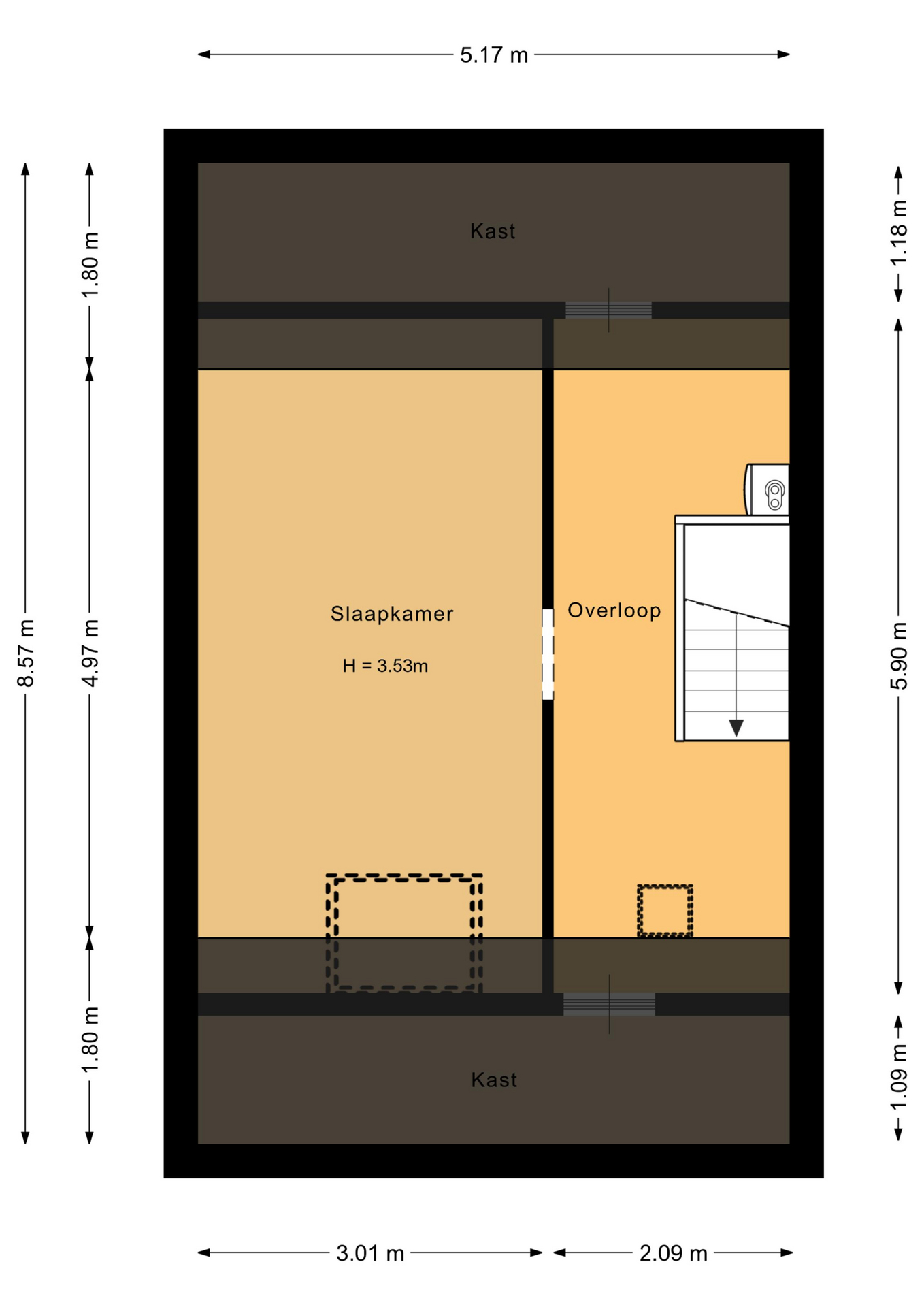 Punter 24 21 - 8242 DX - lelystad-plattegrond-3
