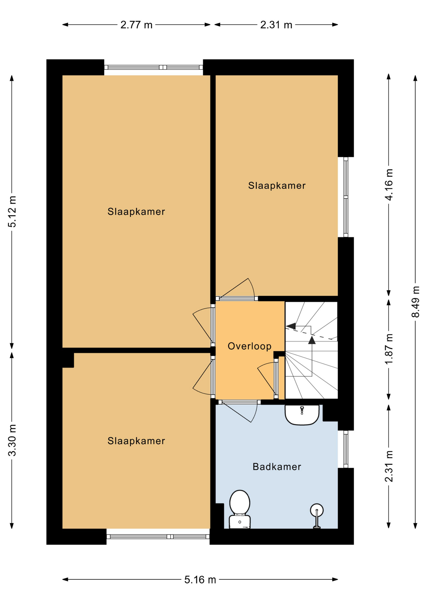Punter 27 2 - 8242 ED - lelystad-plattegrond-2