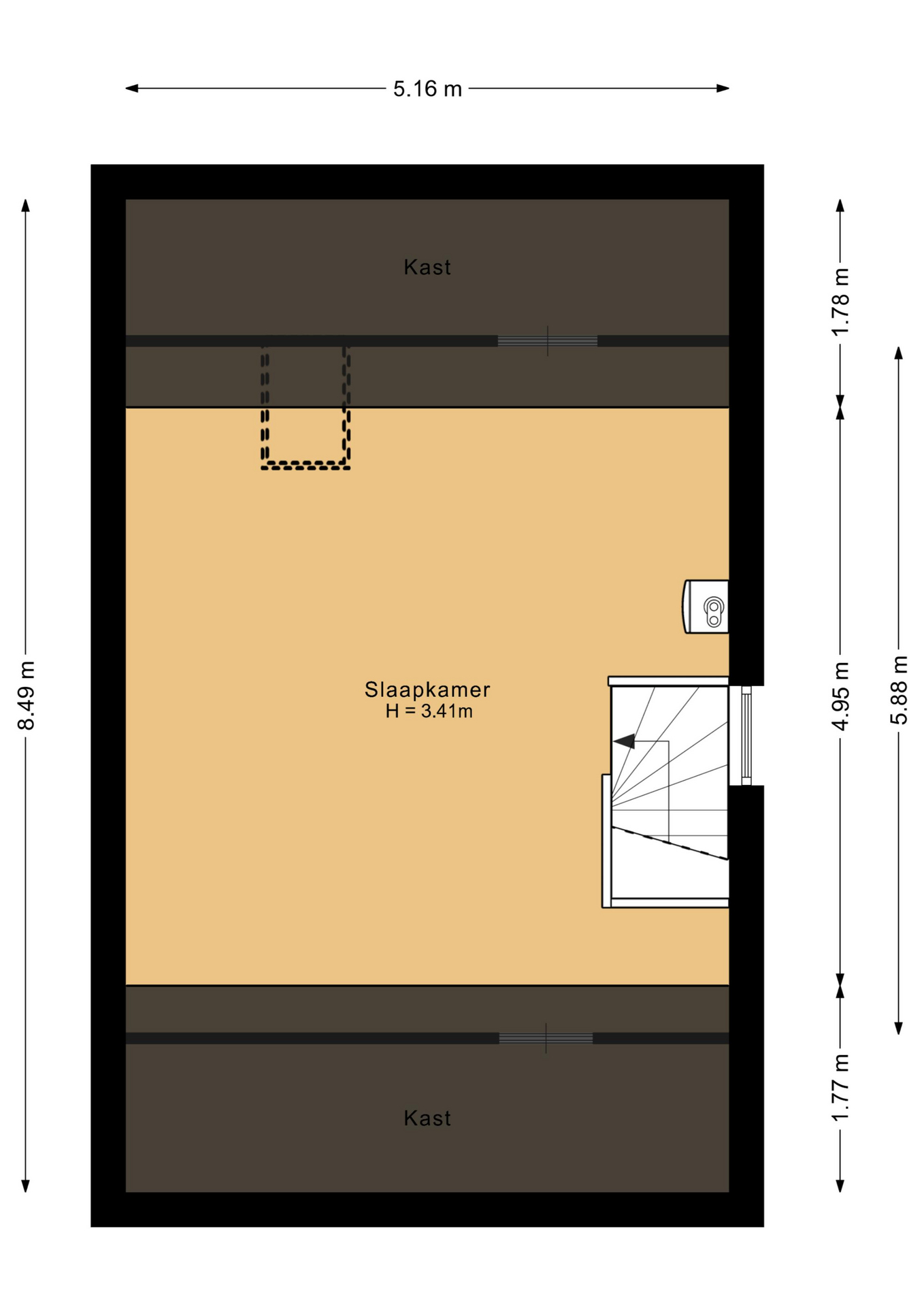 Punter 27 2 - 8242 ED - lelystad-plattegrond-3