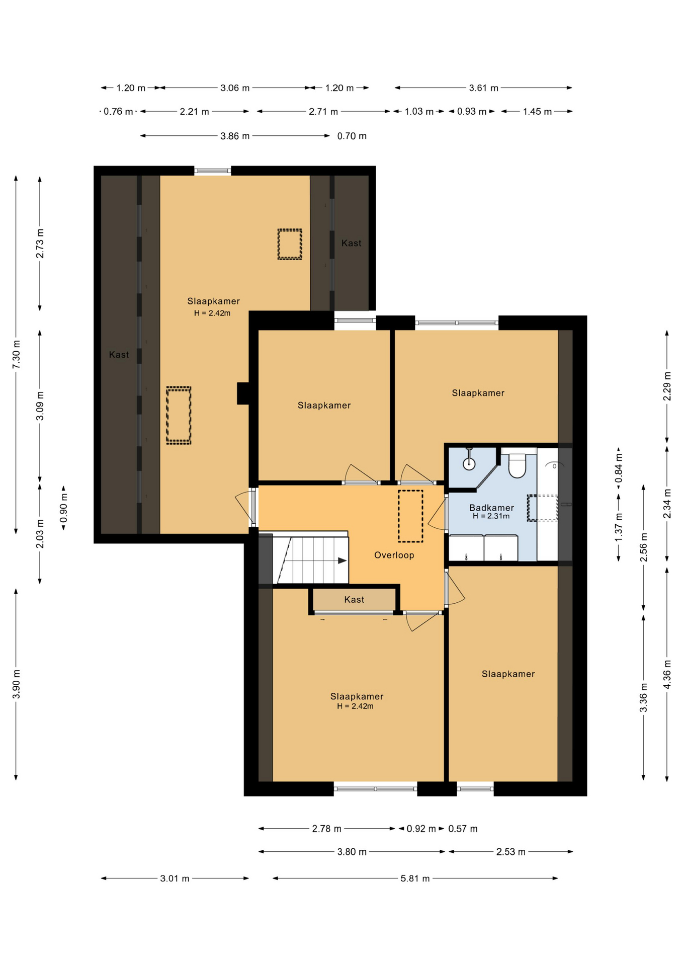 Schoener 44 7 - 8243 XJ - lelystad-plattegrond-2