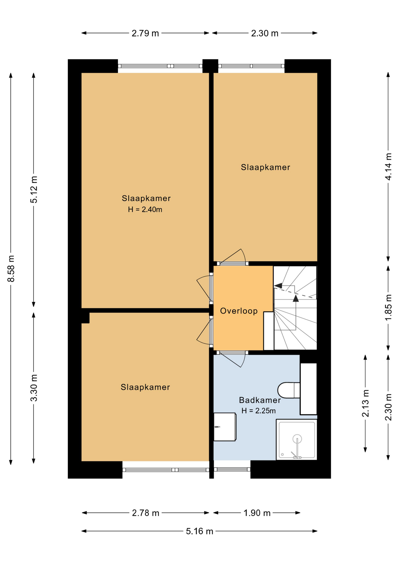 Schouw 38 7 - 8232 AC - lelystad-plattegrond-2