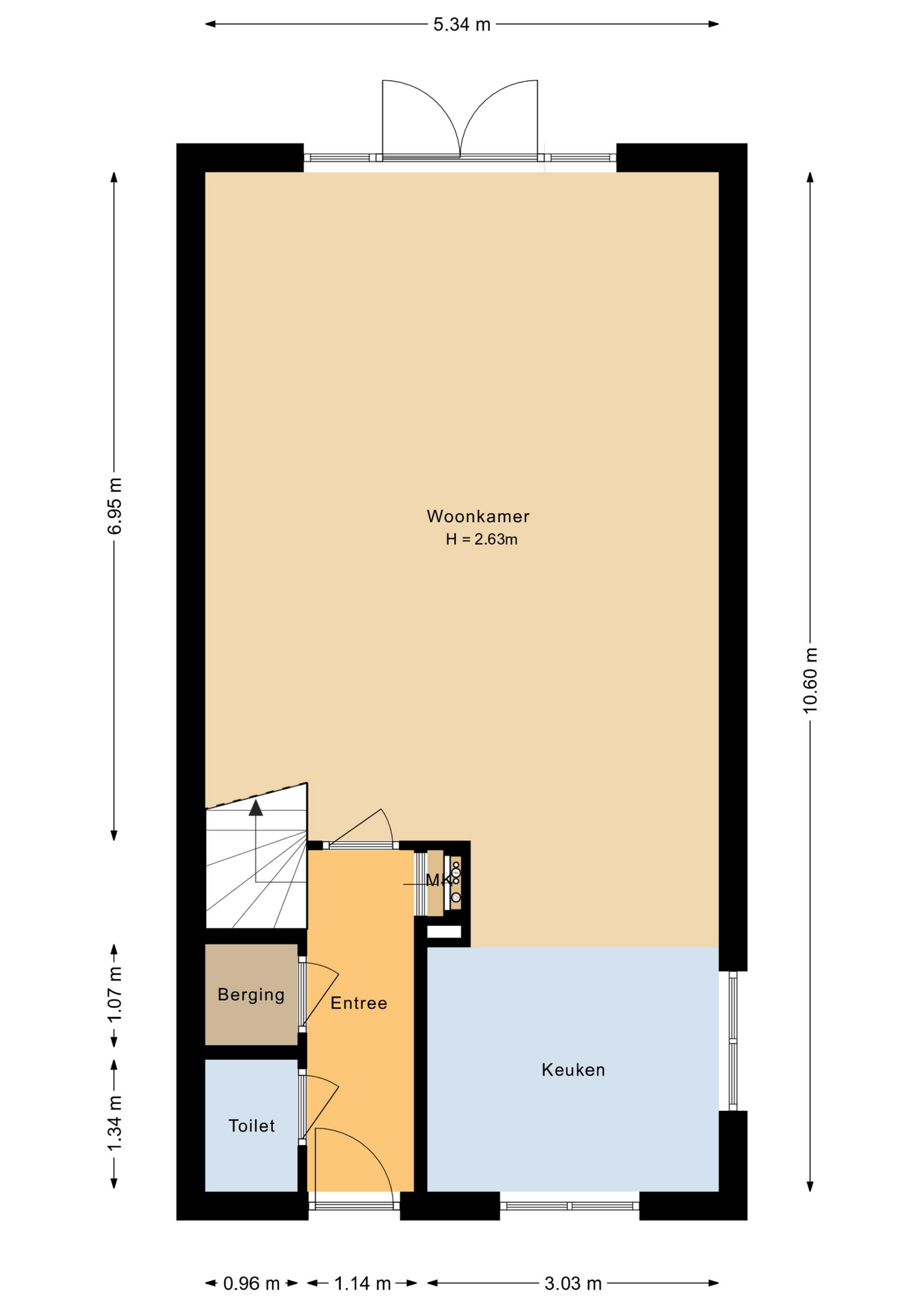 Torenkruid 2 - 8245 LK - lelystad-plattegrond-1
