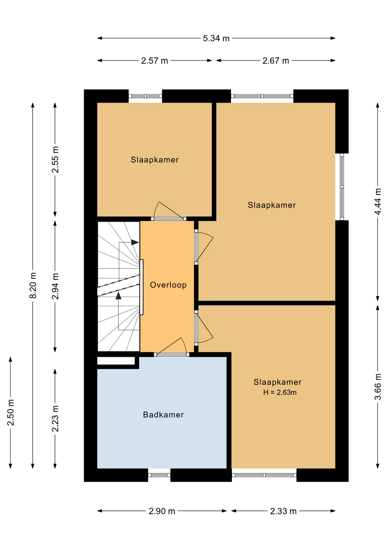 Torenkruid 2 - 8245 LK - lelystad-plattegrond-2