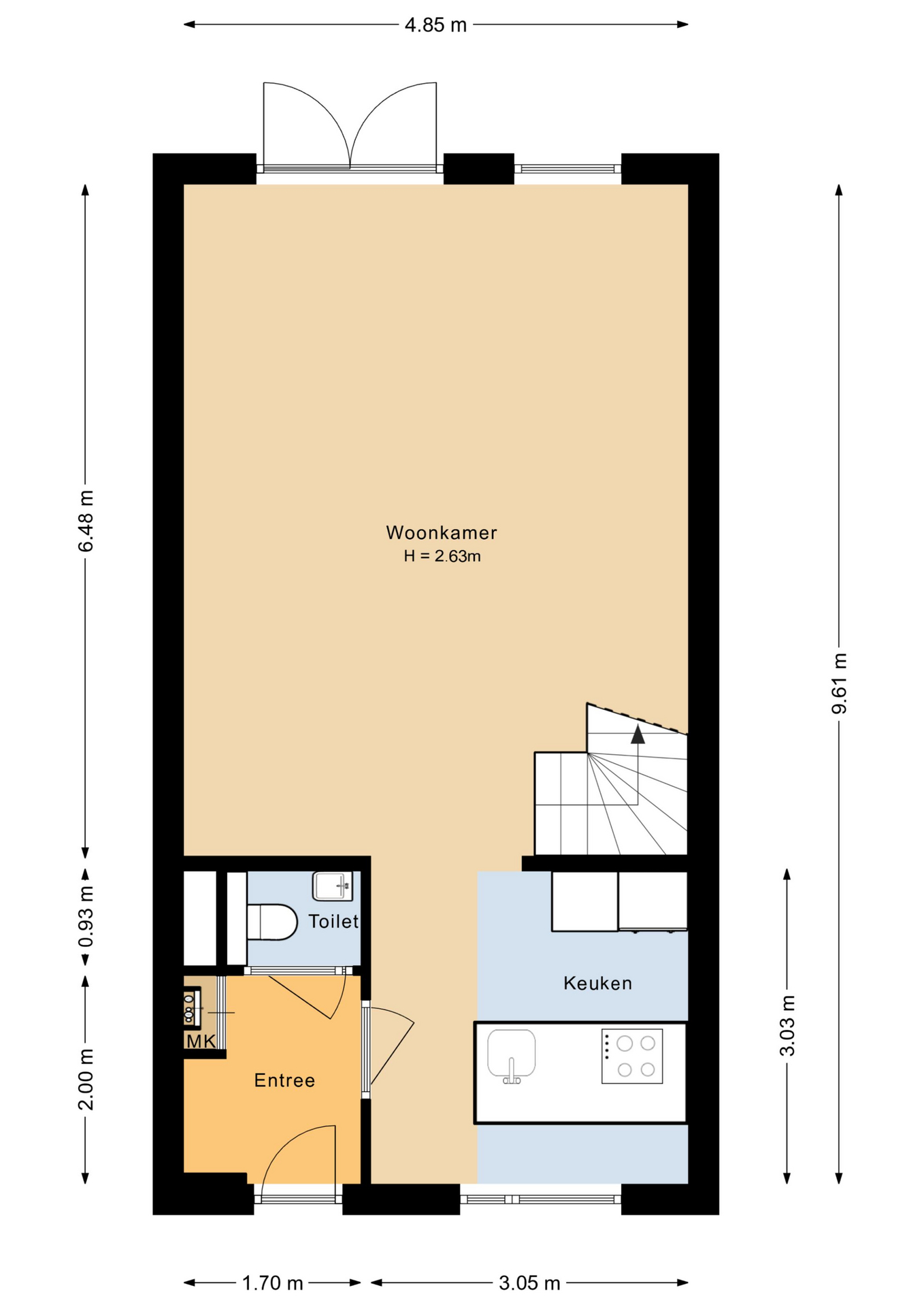 Tormentilstraat 21 - 8245 JA - lelystad-plattegrond-1