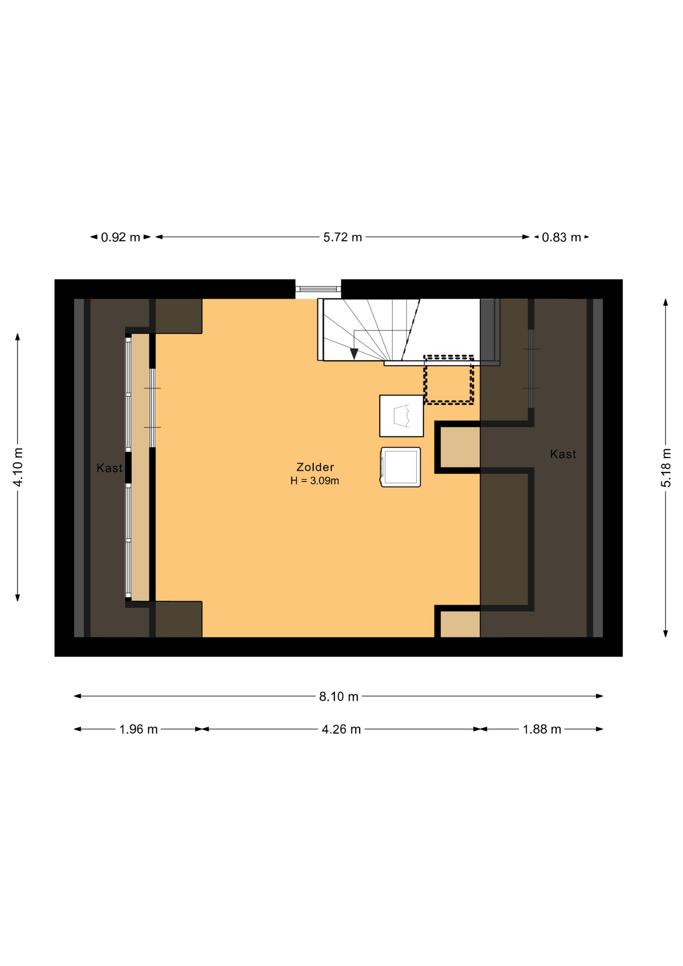 Vossemeerstraat 31 - 8226 HT - lelystad-plattegrond-3