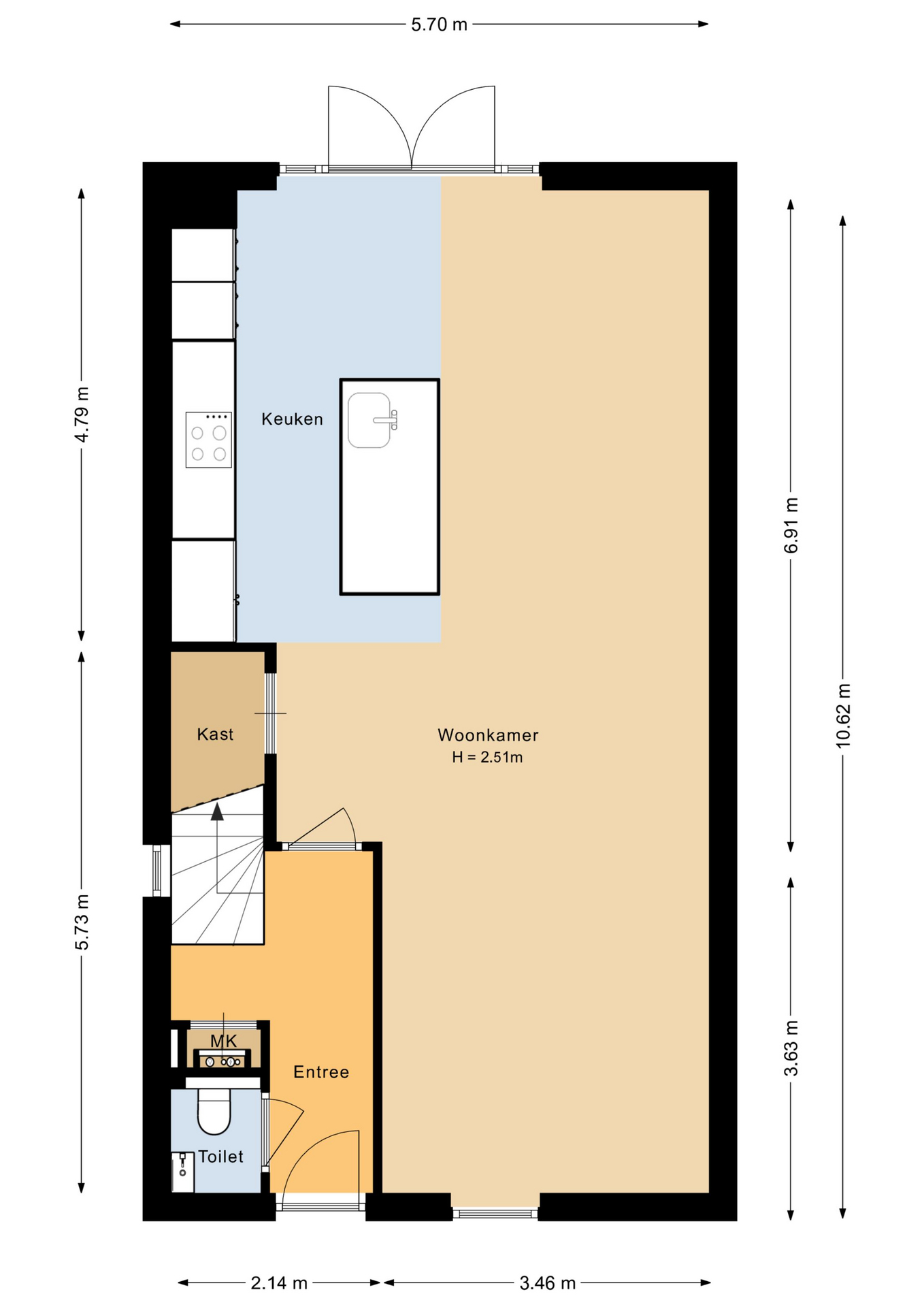 Waterbies 8 - 8245 HN - lelystad-plattegrond-1