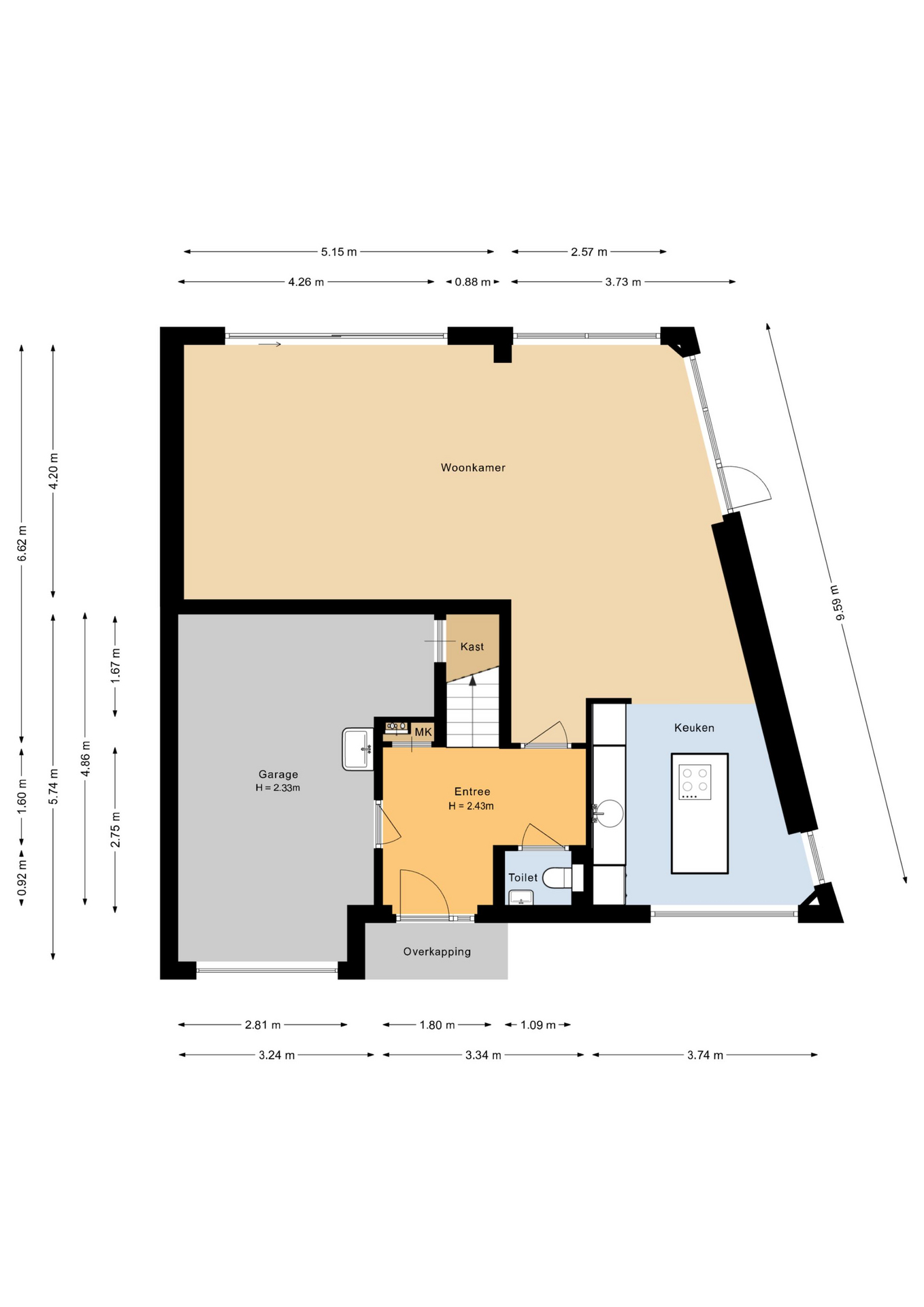 Waterland 47 - 8245 GG - lelystad-plattegrond-1