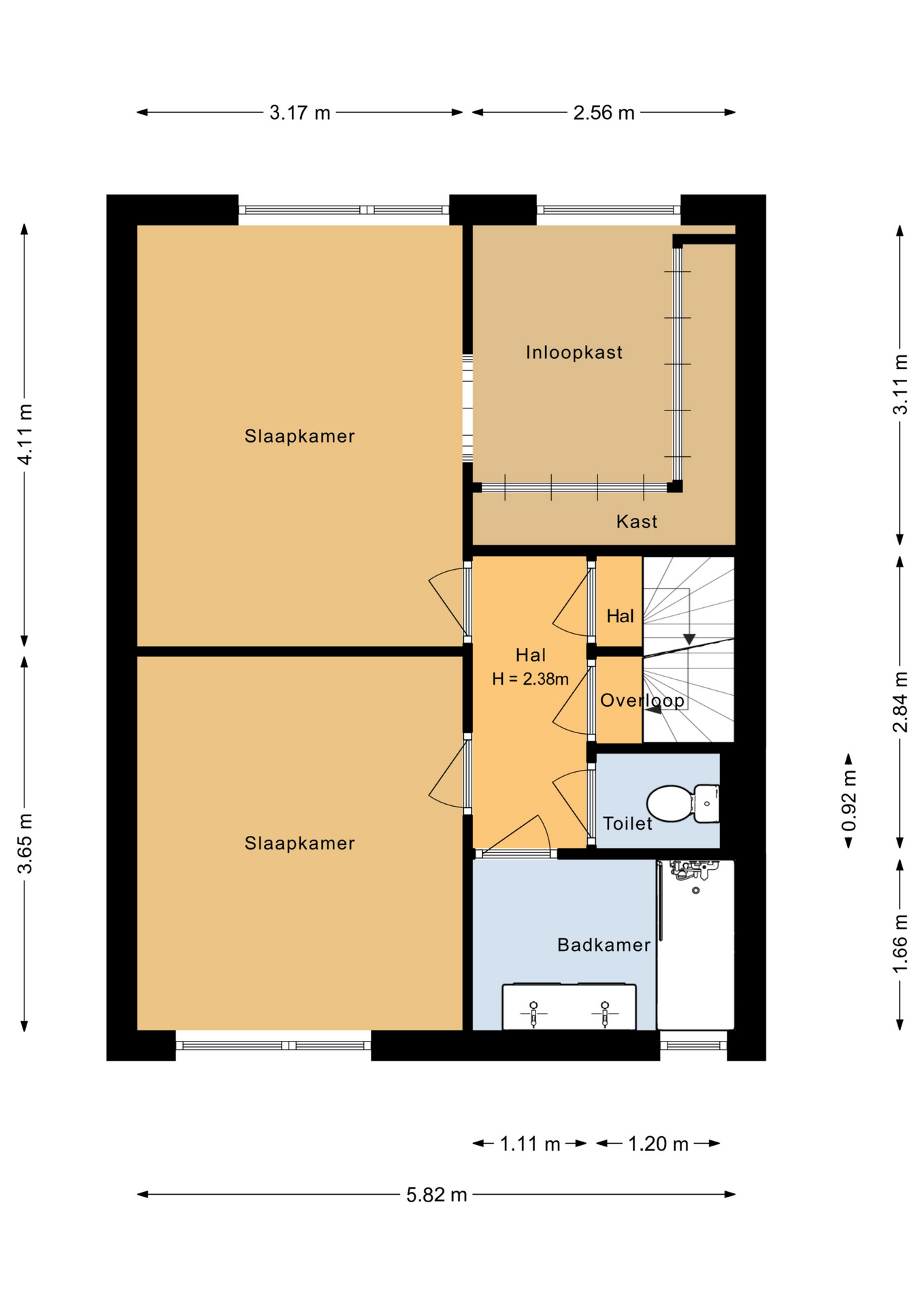 Wijngaard 220 - 8212 CN - lelystad-plattegrond-2