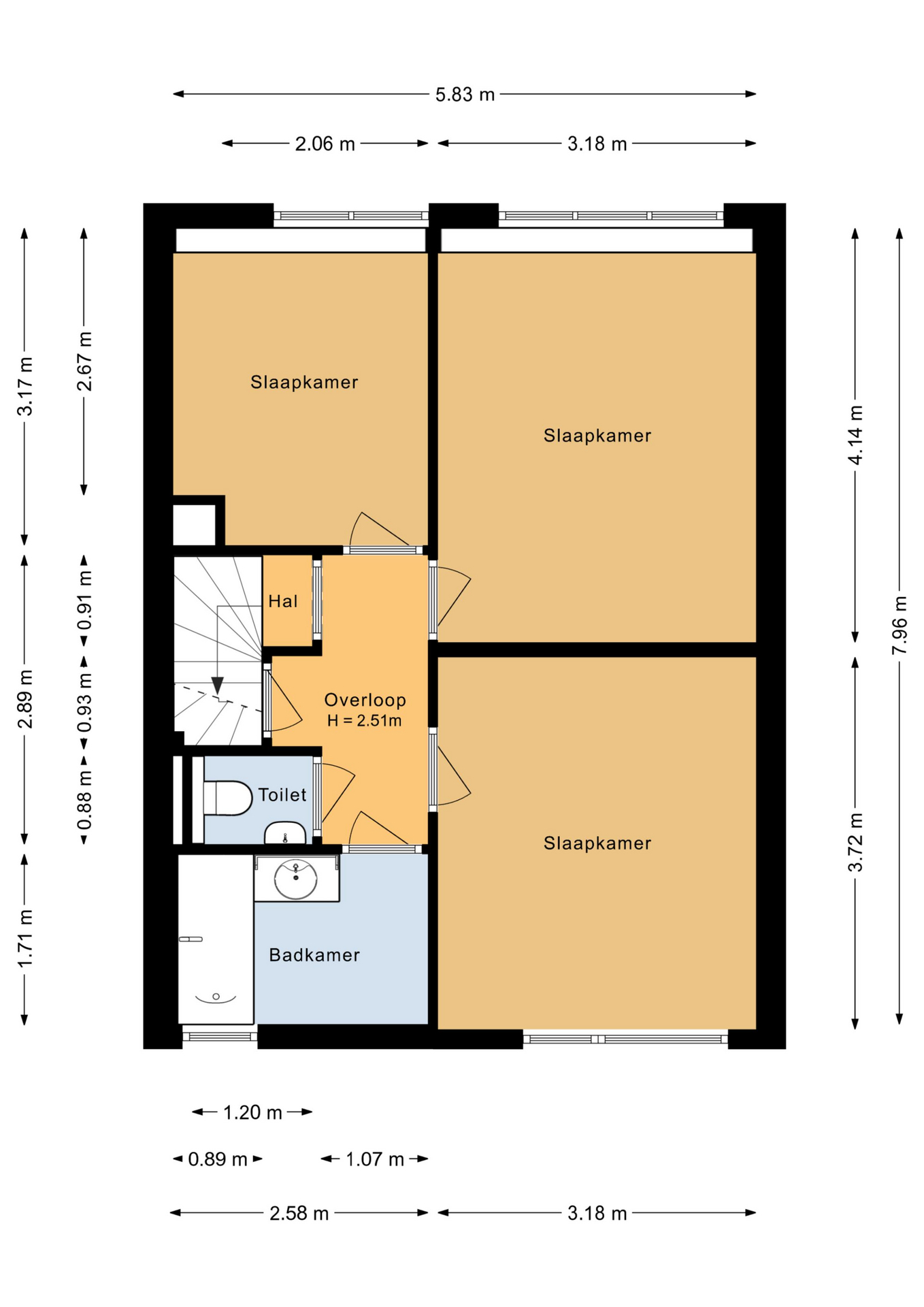 Wijngaard 223 - 8212 CN - lelystad-plattegrond-2