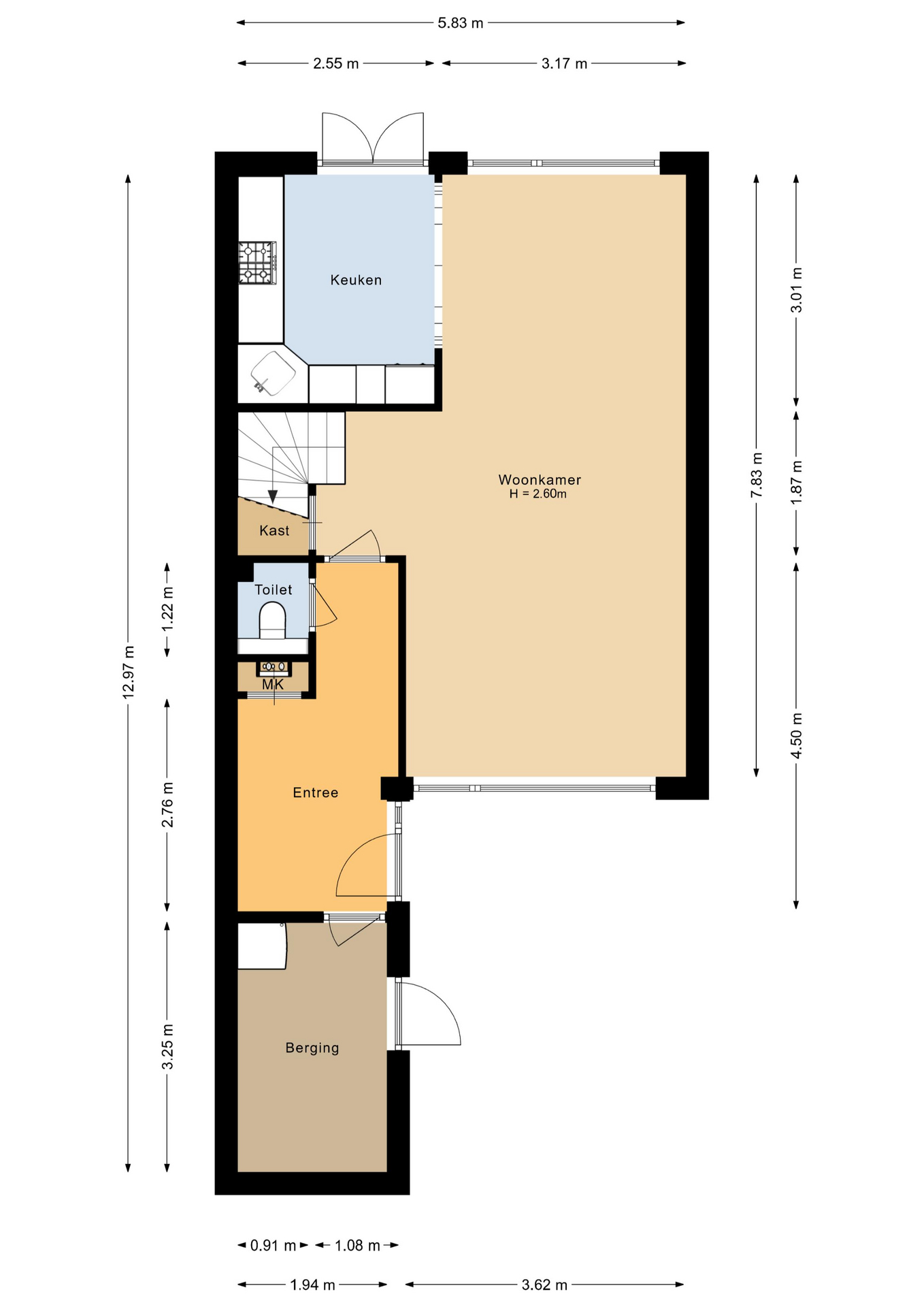 Wijngaard 73 - 8212 CD - lelystad-plattegrond-1